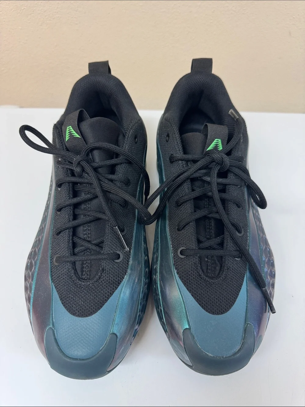 Adidas Men's Athletic Volleyball Sneakers in Black and Teal